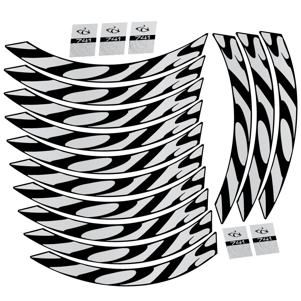 Stickers Ibis 741 2018 compatibles Autocollants roues VTT 29"