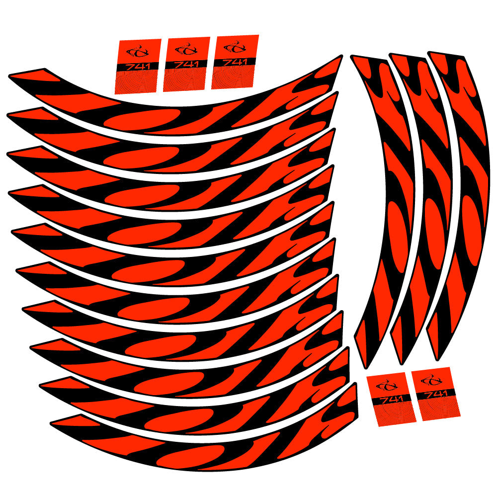 Stickers Ibis 741 2018 compatibles Autocollants roues VTT 29"