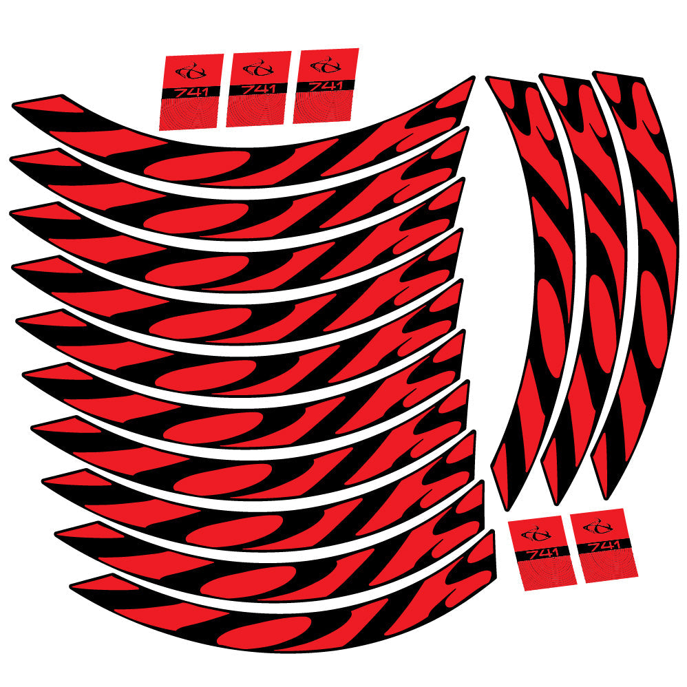 Stickers Ibis 741 2018 compatibles Autocollants roues VTT 29"