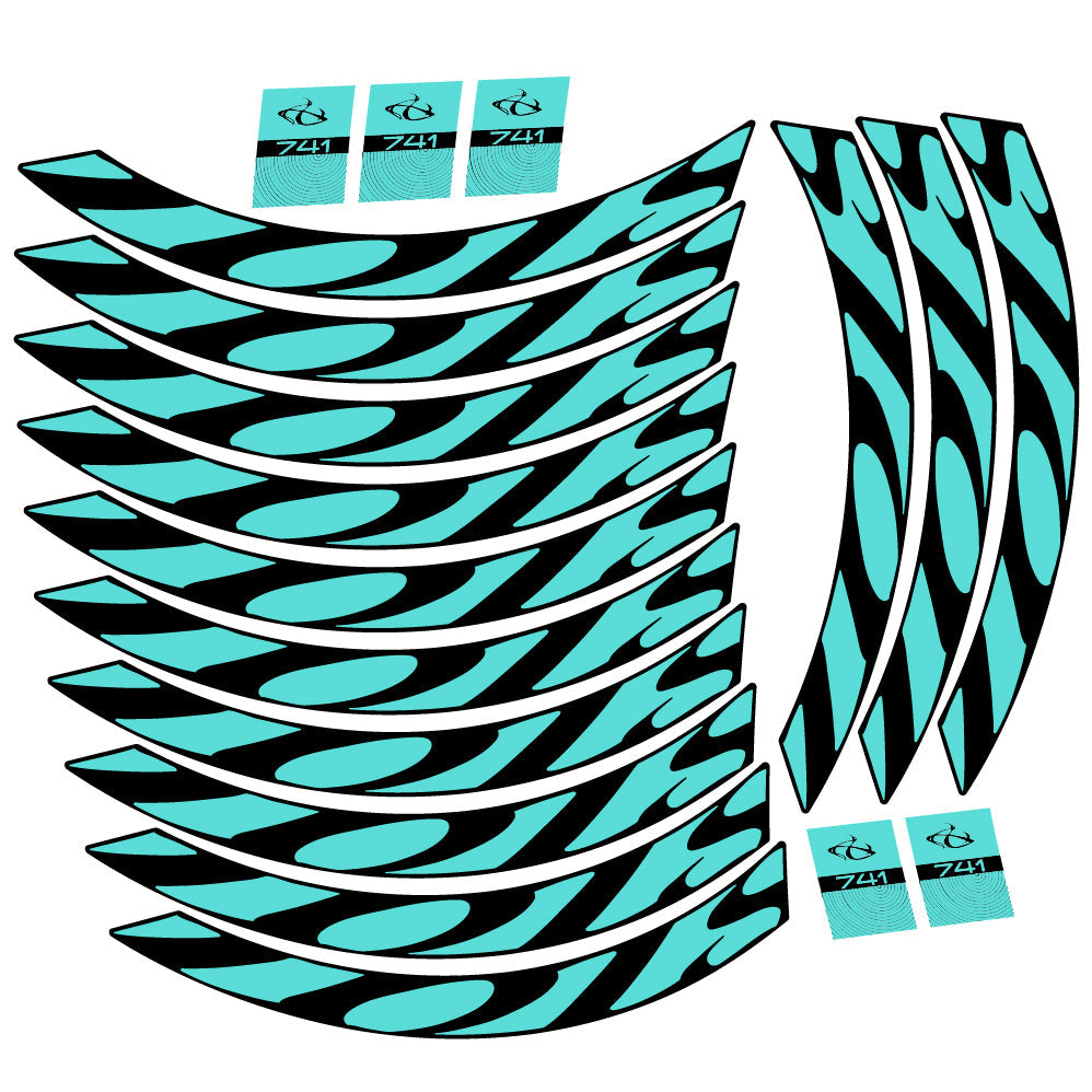Stickers Ibis 741 2018 compatibles Autocollants roues VTT 29"