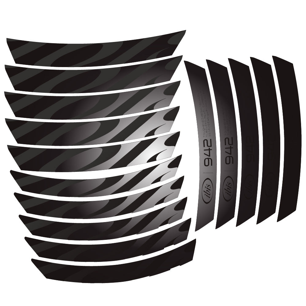 Stickers Ibis 942 2019 compatibles Autocollants roues VTT 29"