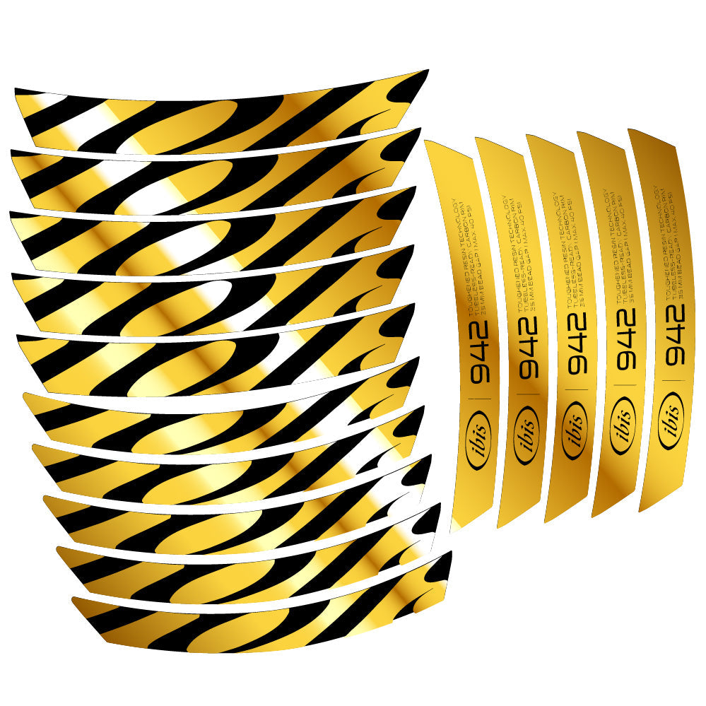 Stickers Ibis 942 2019 compatibles Autocollants roues VTT 29"
