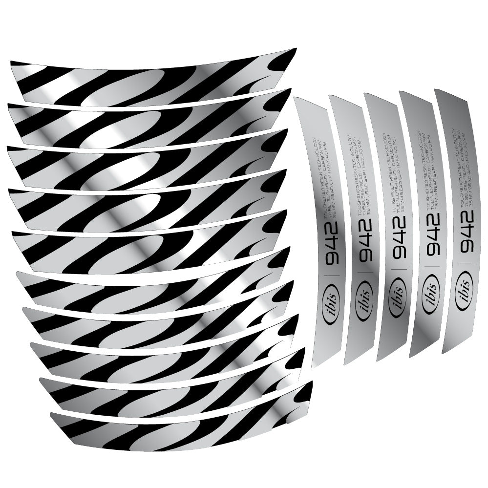Stickers Ibis 942 2019 compatibles Autocollants roues VTT 29"