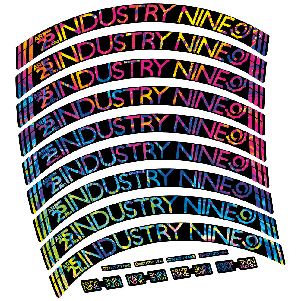 Stickers Industry Nine AR25 CX compatibles Autocollants roues