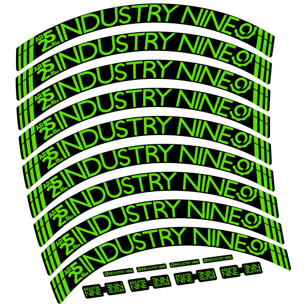 Stickers Industry Nine AR25 CX compatibles Autocollants roues