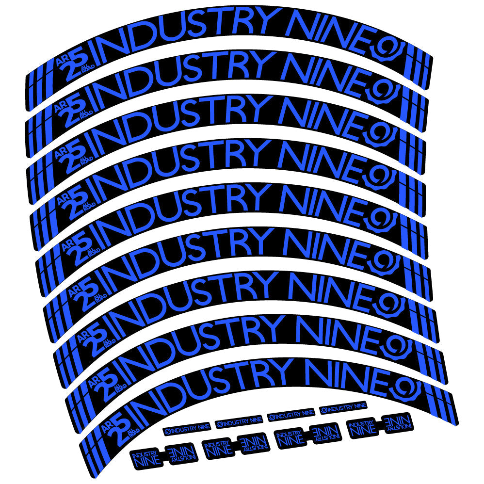 Stickers Industry Nine AR25 CX compatibles Autocollants roues