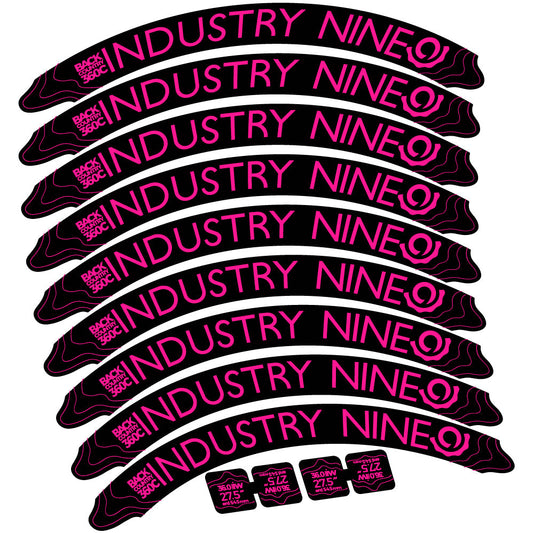 Stickers Industry Nine Back Country 360 Carbon compatibles Autocollants roues