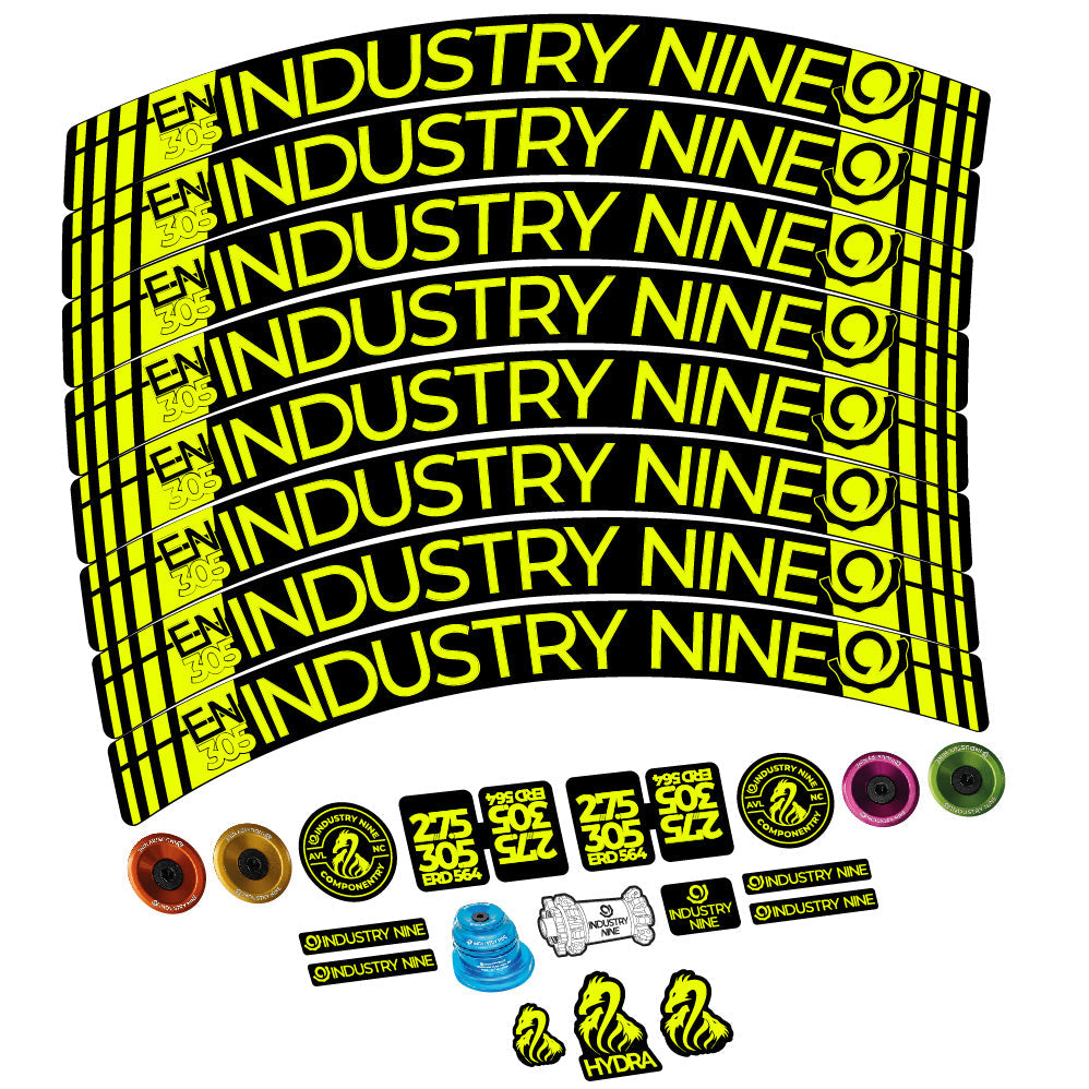 Stickers Industry Nine Enduro 305 V3 compatibles Autocollants roues VTT 29"