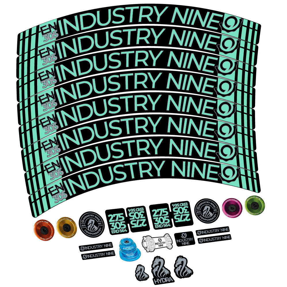 Stickers Industry Nine Enduro 305 V3 compatibles Autocollants roues VTT 29"
