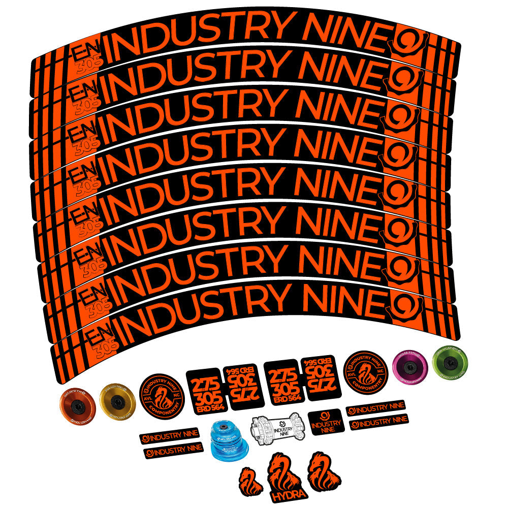 Stickers Industry Nine Enduro 305 V3 compatibles - Autocollants roue vélo VTT