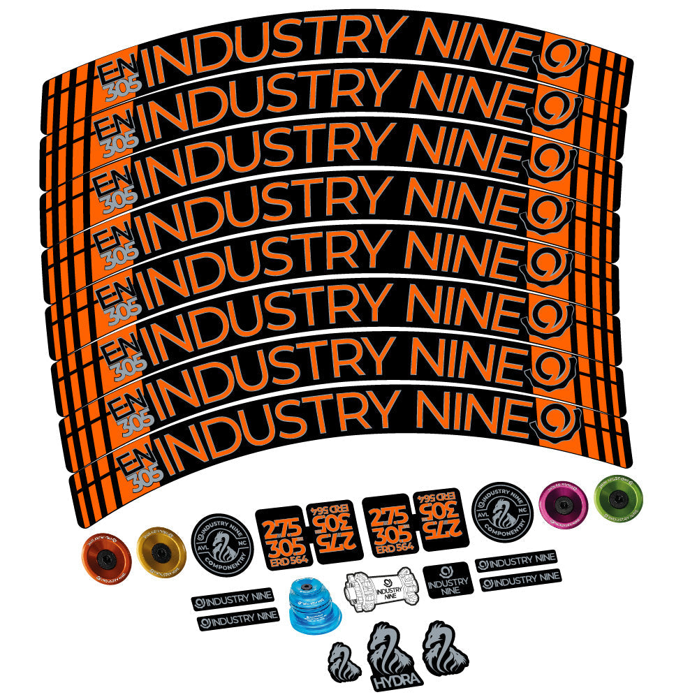 Stickers Industry Nine Enduro 305 V3 compatibles Autocollants roues VTT 29"