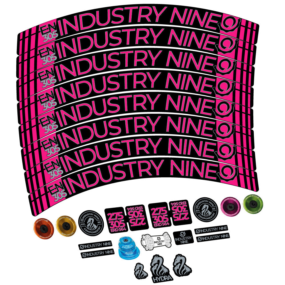 Stickers Industry Nine Enduro 305 V3 compatibles - Autocollants roue vélo VTT