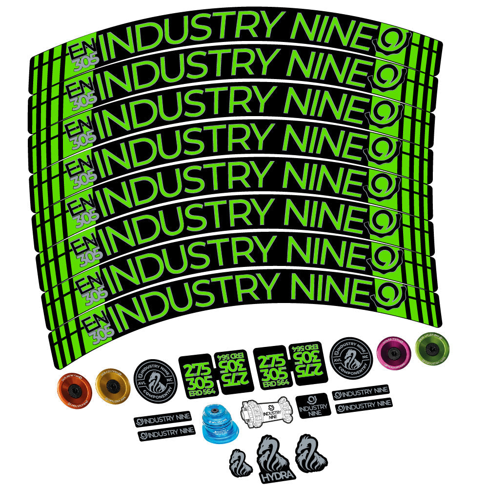 Stickers Industry Nine Enduro 305 V3 compatibles Autocollants roues VTT 29"