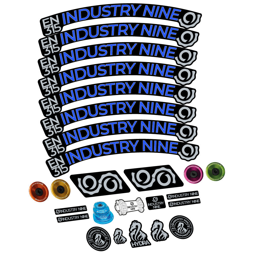Stickers Industry Nine Enduro 315 Carbon compatibles Autocollants roues VTT 29"