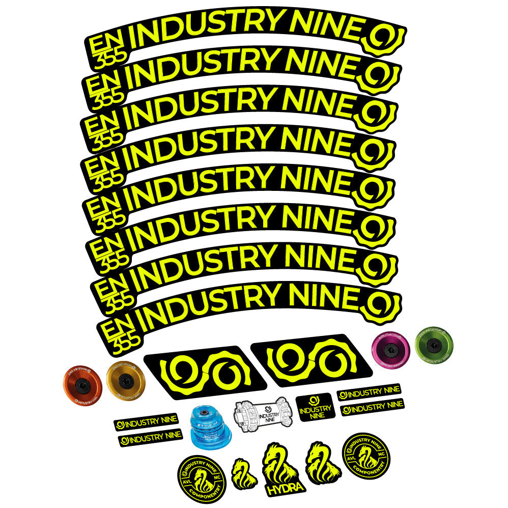 Stickers Industry Nine Enduro 355 compatibles Autocollants roues VTT 29"