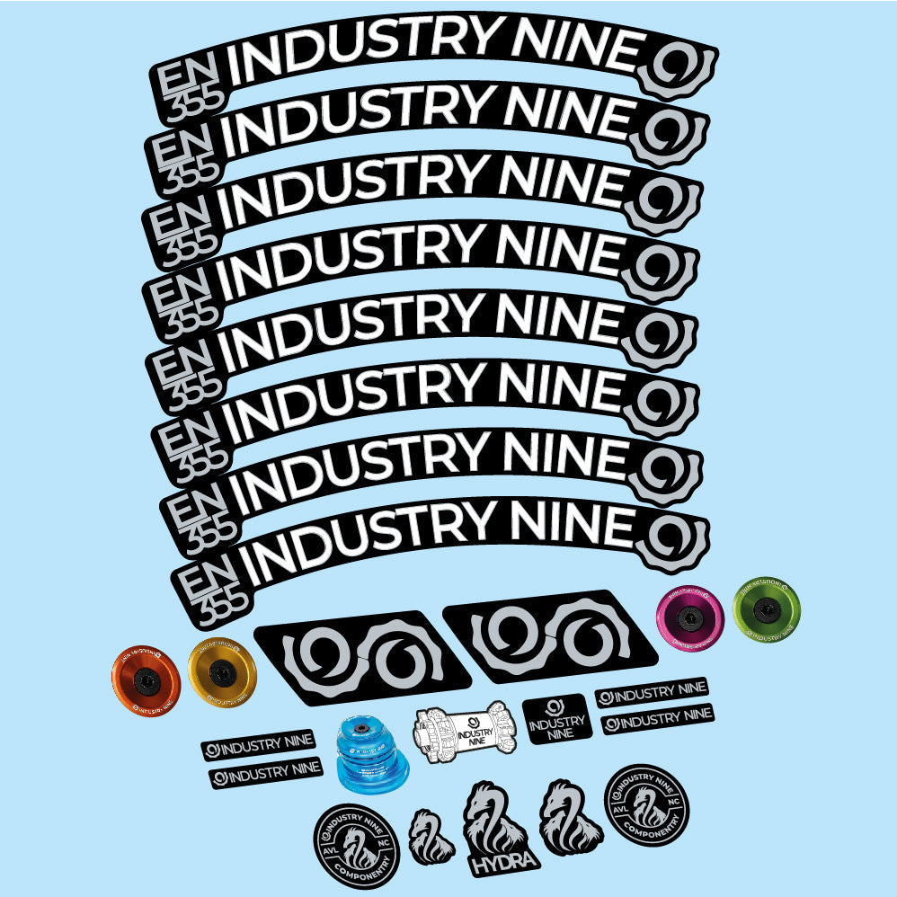 Stickers Industry Nine Enduro 355 compatibles Autocollants roues VTT 29"