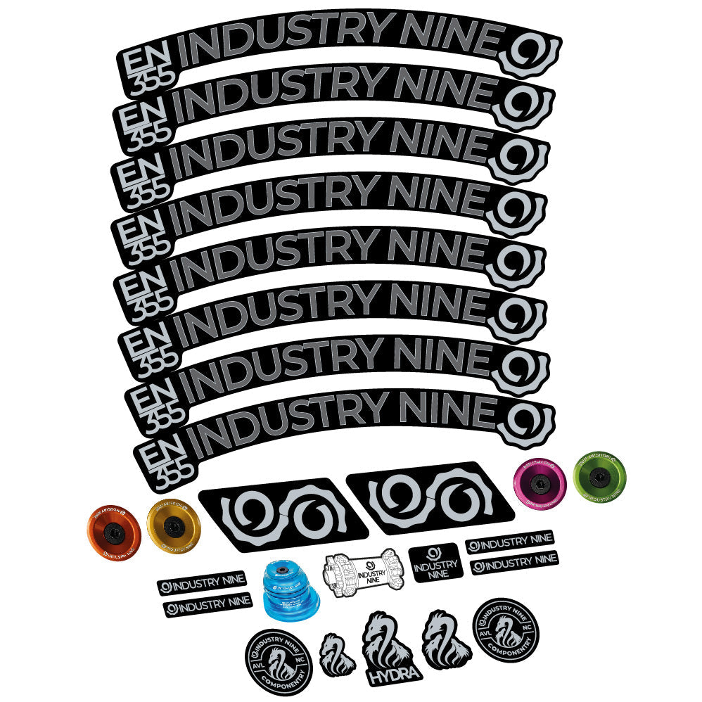 Stickers Industry Nine Enduro 355 compatibles Autocollants roues VTT 29"