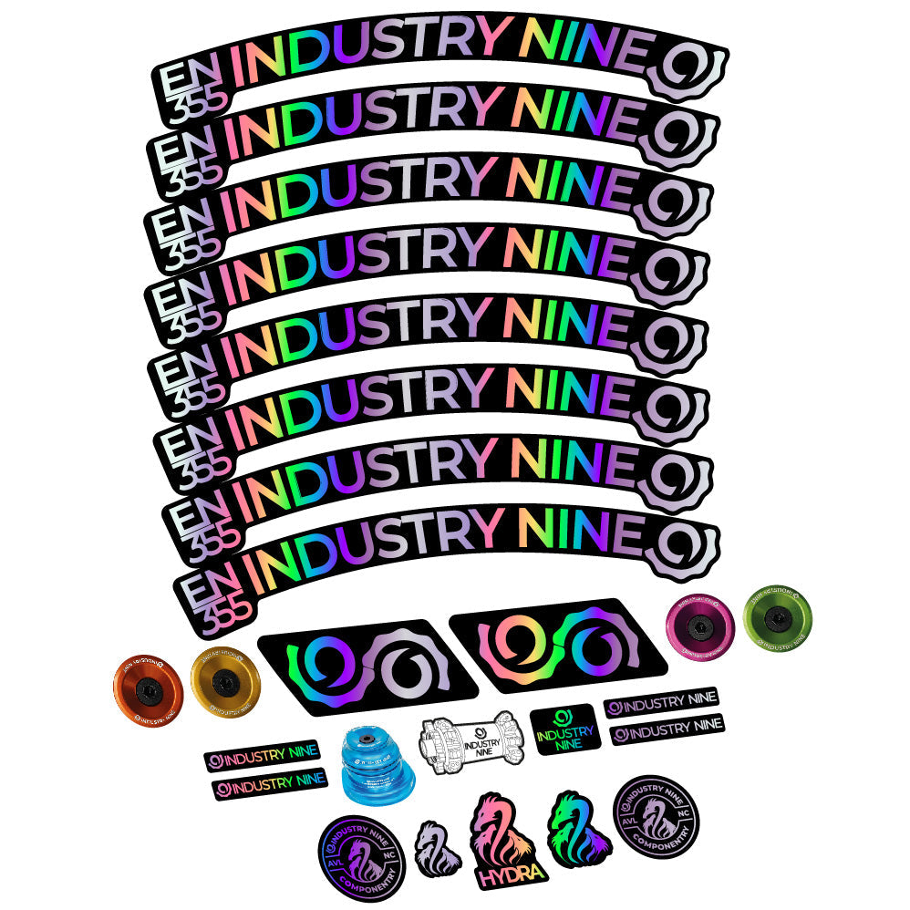 Stickers Industry Nine Enduro 355 compatibles Autocollants roues VTT 29"