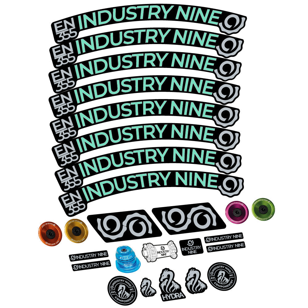 Stickers Industry Nine Enduro 355 compatibles Autocollants roues VTT 29"