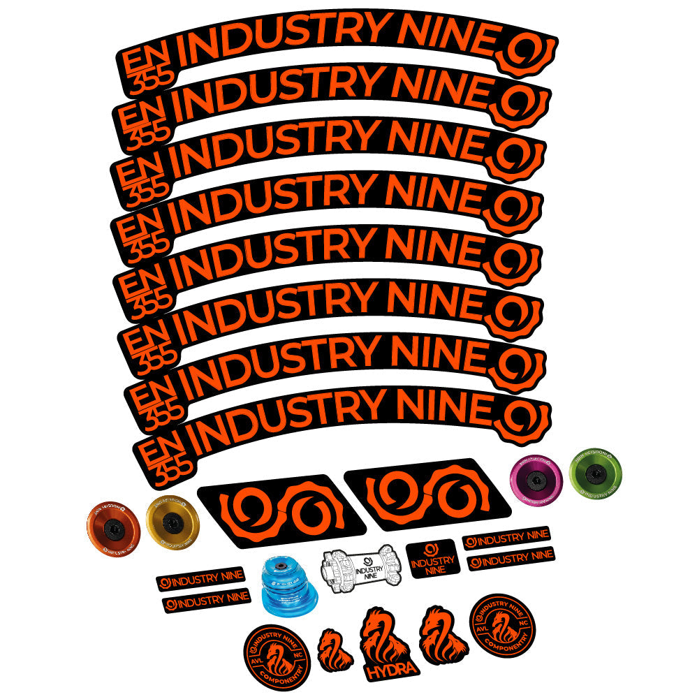 Stickers Industry Nine Enduro 355 compatibles Autocollants roues VTT 29"