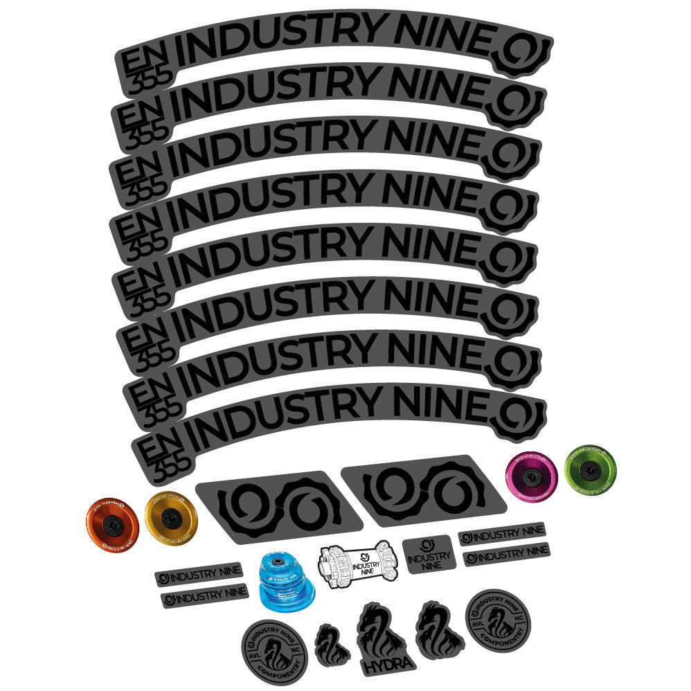 Stickers Industry Nine Enduro 355 compatibles Autocollants roues VTT 29"