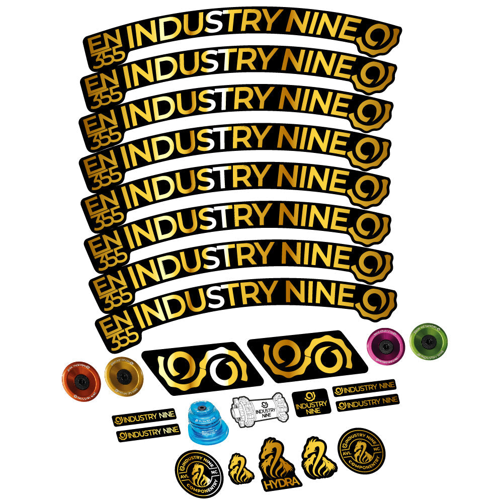 Stickers Industry Nine Enduro 355 compatibles Autocollants roues VTT 29"