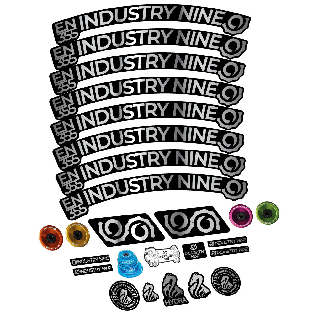 Stickers Industry Nine Enduro 355 compatibles - Autocollants roue vélo VTT