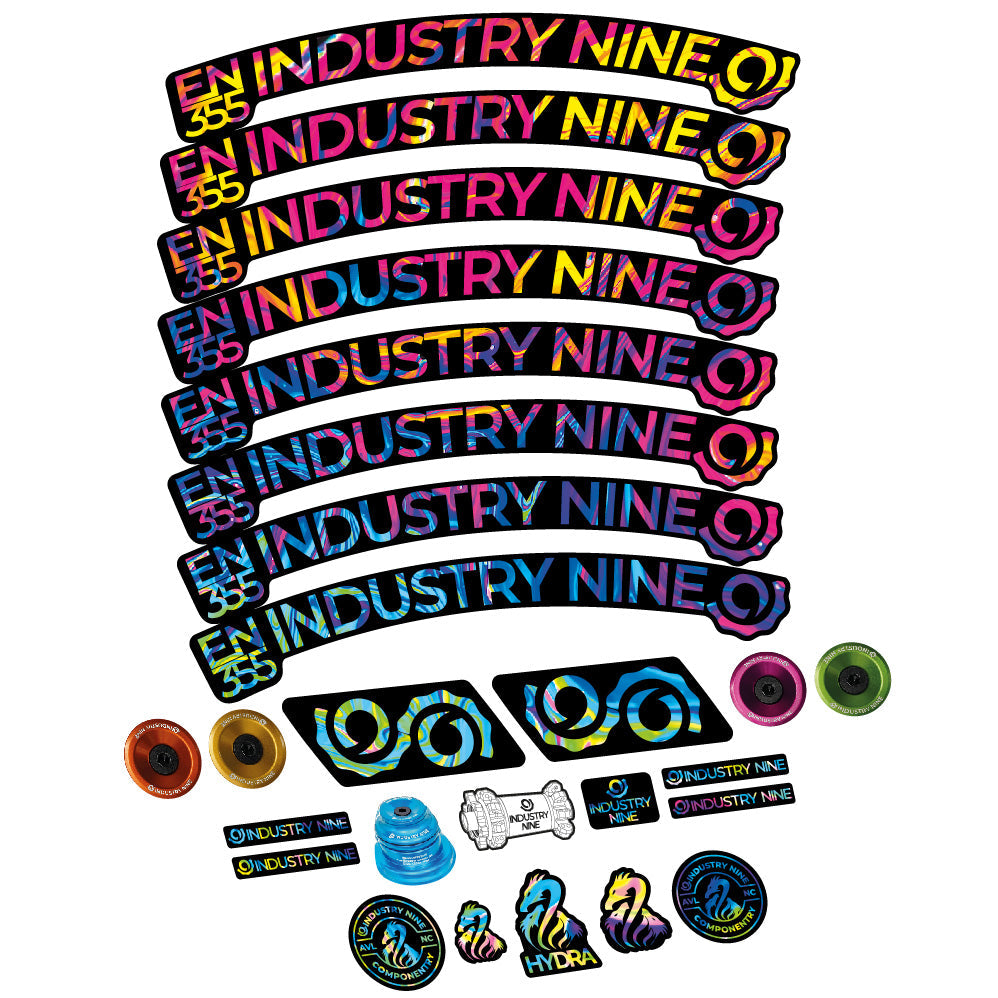 Stickers Industry Nine Enduro 355 compatibles Autocollants roues VTT 29"