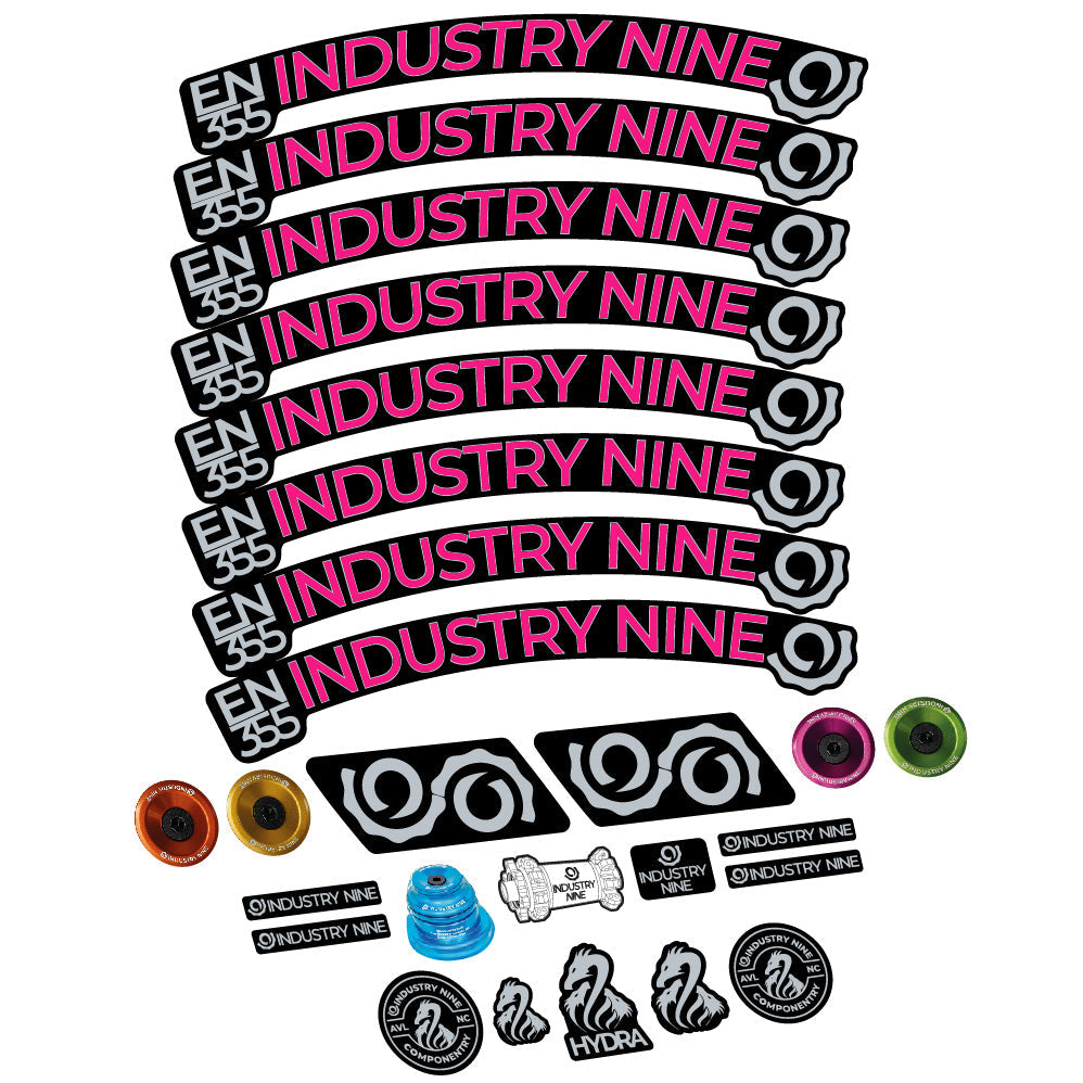 Stickers Industry Nine Enduro 355 compatibles Autocollants roues VTT 29"