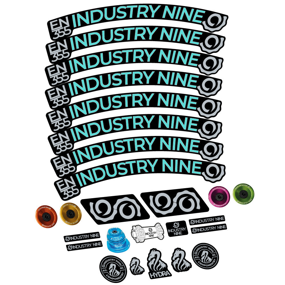 Stickers Industry Nine Enduro 355 compatibles Autocollants roues VTT 29"