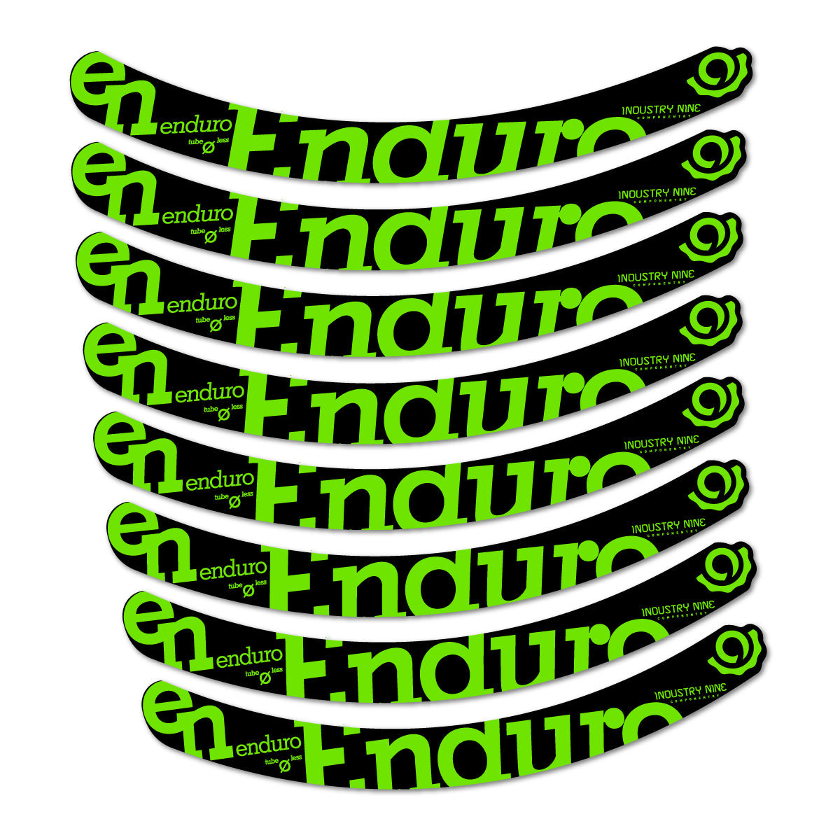 Apple Green decal for Industry Nine Enduro G1 2015 MTB wheel 29" – bike sticker vinyl