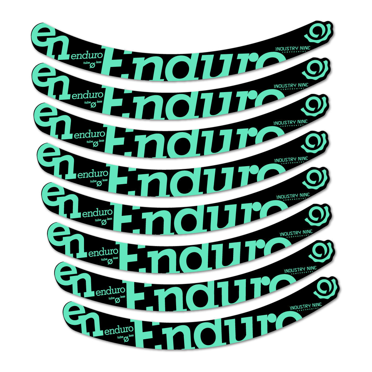 Mint decal for Industry Nine Enduro G1 2015 MTB wheel 29" – bike sticker vinyl