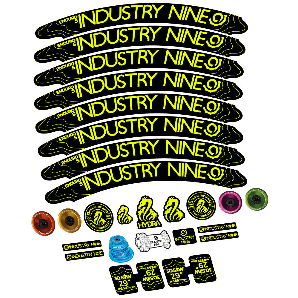 Stickers Industry Nine Enduro S Hydra compatibles Autocollants roues VTT 29"