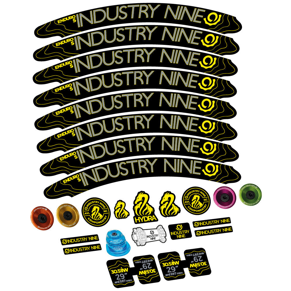 Stickers Industry Nine Enduro S Hydra compatibles Autocollants roues VTT 29"