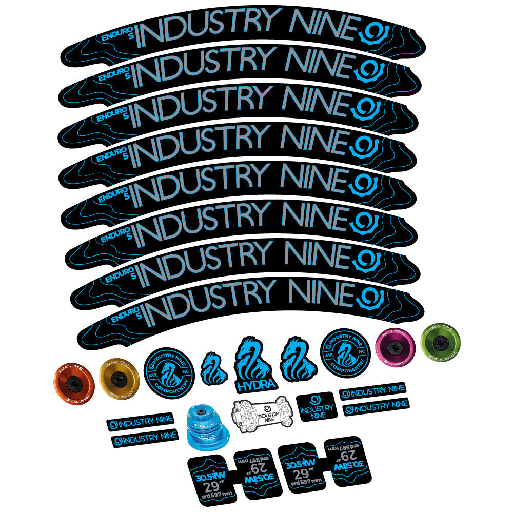 Stickers Industry Nine Enduro S Hydra compatibles Autocollants roues VTT 29"
