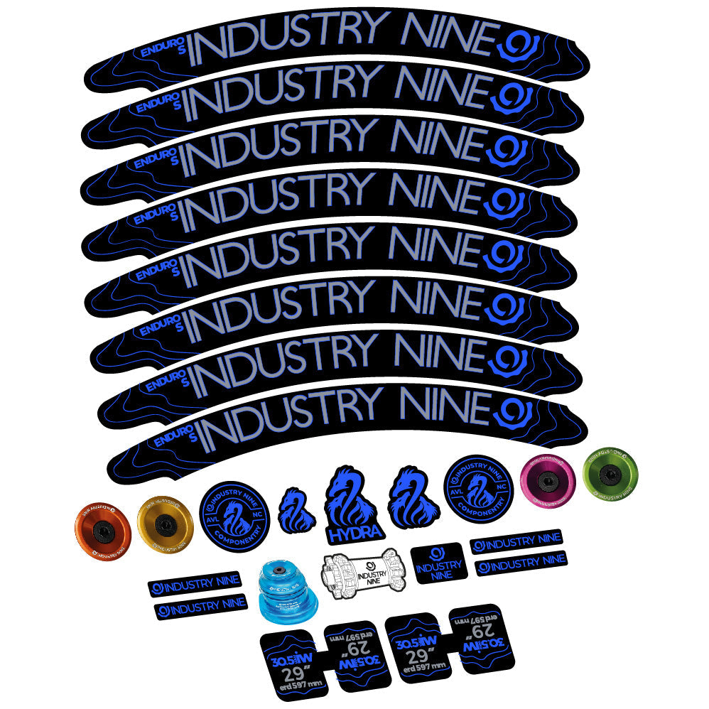 Stickers Industry Nine Enduro S Hydra compatibles Autocollants roues VTT 29"