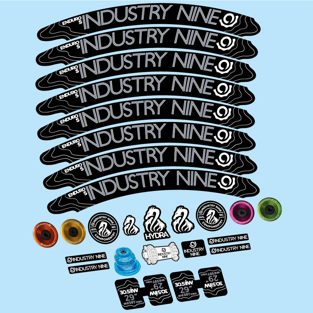 Stickers Industry Nine Enduro S Hydra compatibles Autocollants roues VTT 29"