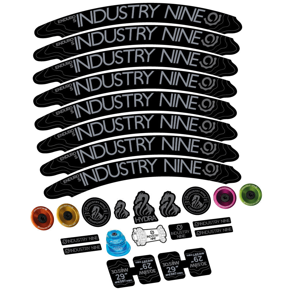 Stickers Industry Nine Enduro S Hydra compatibles Autocollants roues VTT 29"