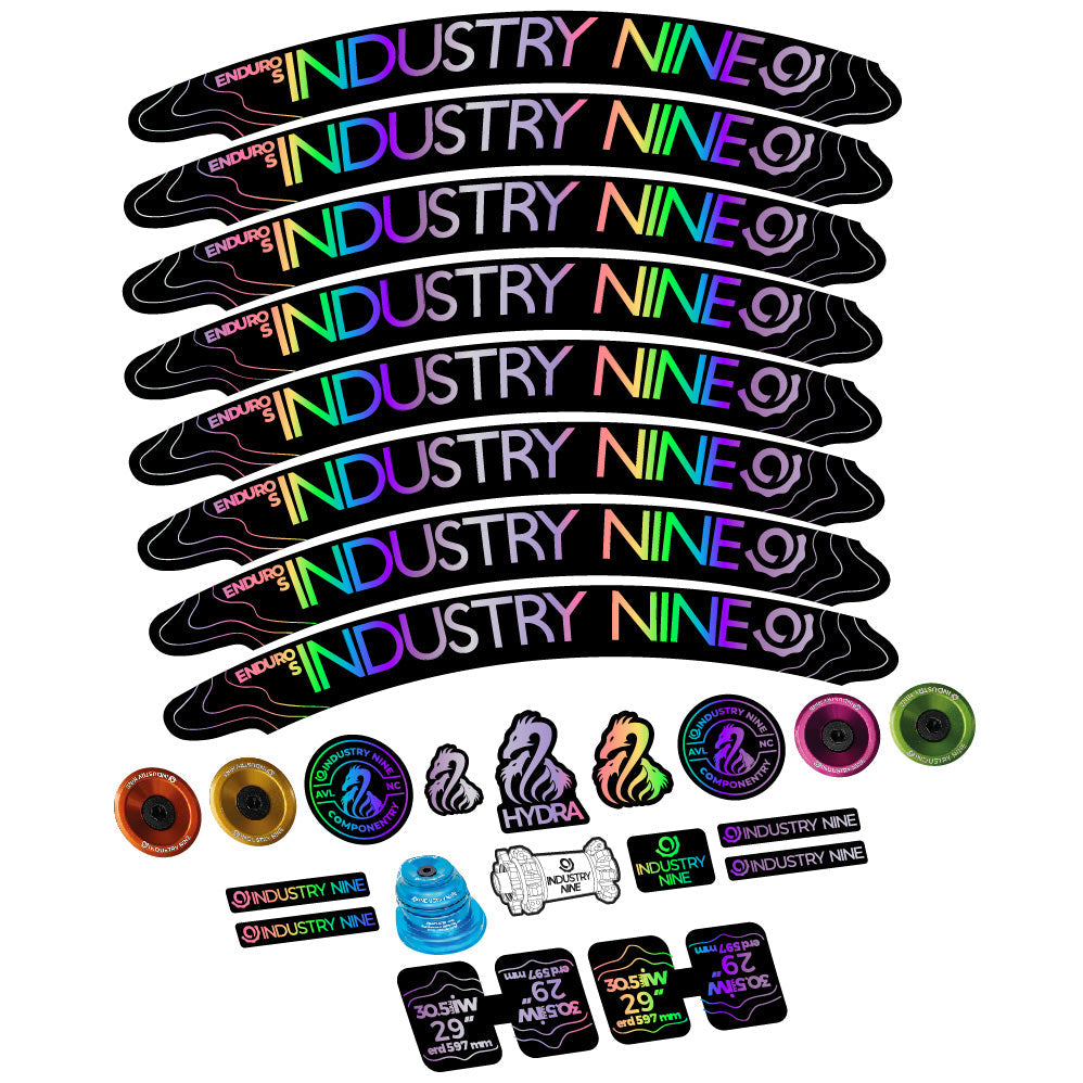 Stickers Industry Nine Enduro S Hydra compatibles Autocollants roues VTT 29"