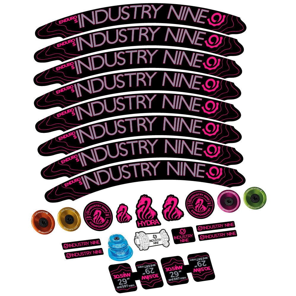 Stickers Industry Nine Enduro S Hydra compatibles Autocollants roues VTT 29"