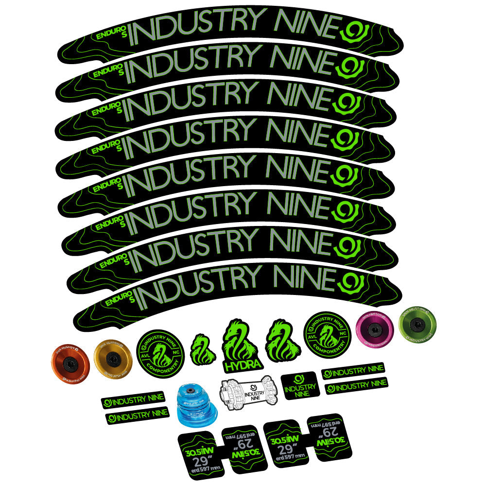 Stickers Industry Nine Enduro S Hydra compatibles Autocollants roues VTT 29"