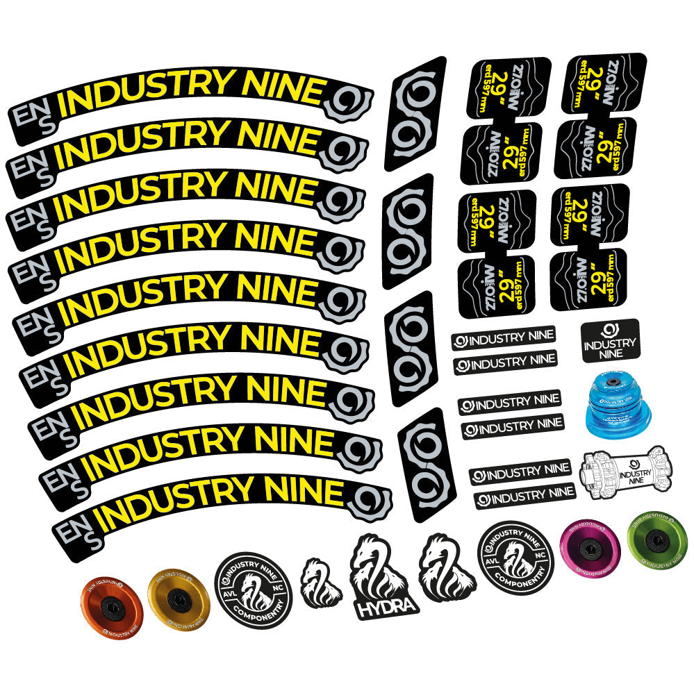 Stickers Industry Nine Enduro S compatibles Autocollants roues VTT 29"