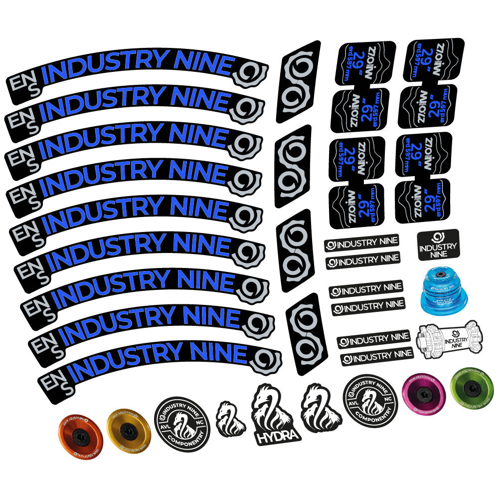 Stickers Industry Nine Enduro S compatibles - Autocollants roue vélo VTT