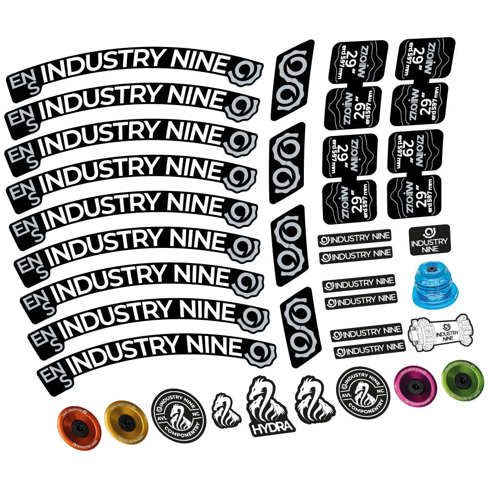 Stickers Industry Nine Enduro S compatibles Autocollants roues VTT 29"
