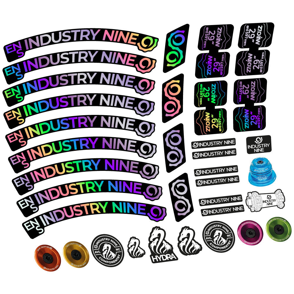Stickers Industry Nine Enduro S compatibles Autocollants roues VTT 29"