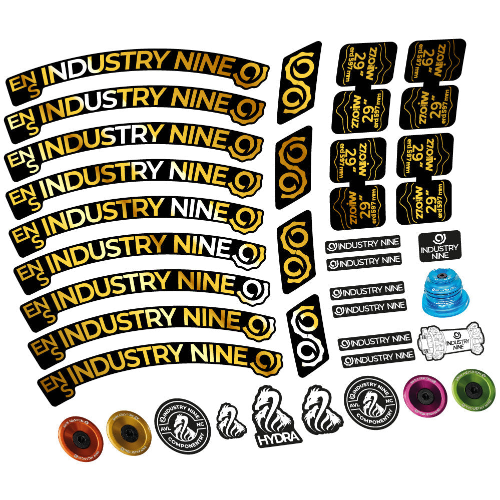 Stickers Industry Nine Enduro S compatibles Autocollants roues VTT 29"