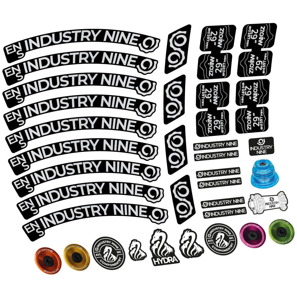 Stickers Industry Nine Enduro S compatibles Autocollants roues VTT 29"