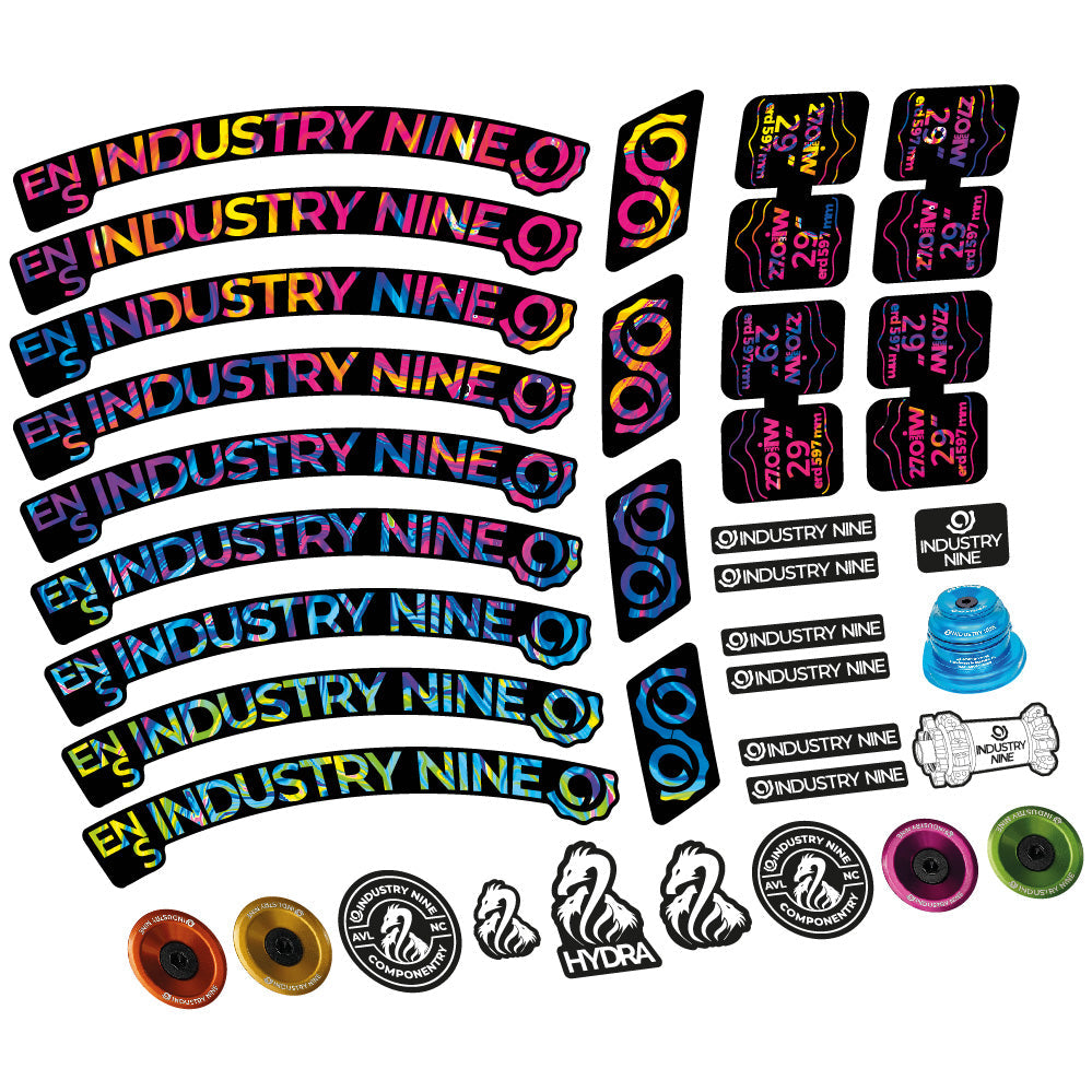 Stickers Industry Nine Enduro S compatibles Autocollants roues VTT 29"