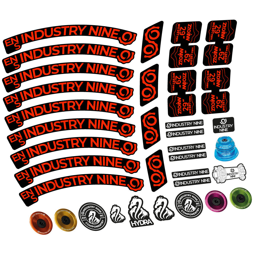 Stickers Industry Nine Enduro S compatibles Autocollants roues VTT 29"