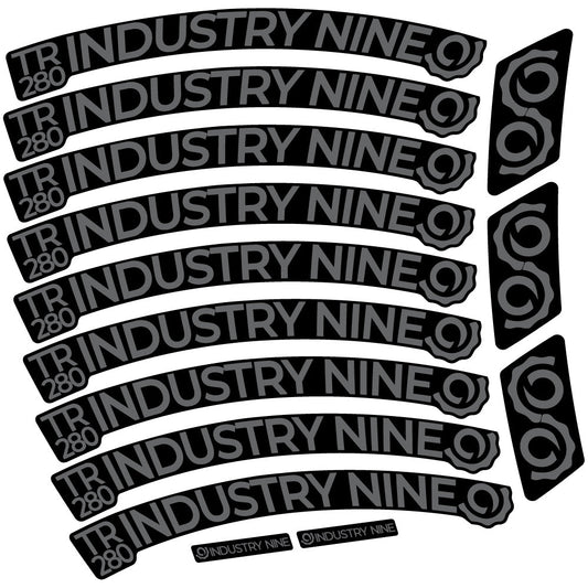 Stickers Industry Nine Trail 280 Carbon compatibles Autocollants roues
